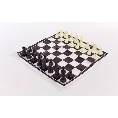 Шахові фігури пластикові з полотном для ігор ChessTour, код: IG-3103-PLAST-SH-S52 Шахові фігури пластикові з полотном для ігор ChessTour, код: IG-3103-PLAST-SH-S52