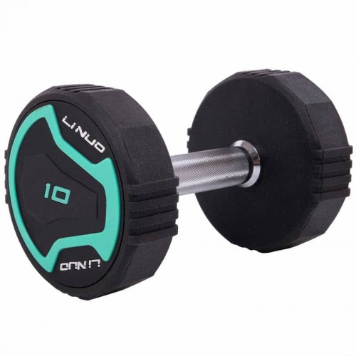 Гантель цільна професійна Li Nuo 1х10кг чорний, код: TA-3614-10-S52 Гантель цільна професійна Li Nuo 1х10кг чорний, код: TA-3614-10-S52