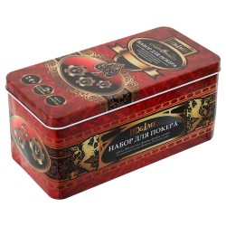 Набір для покеру в металевій коробці PlayGame 200 фішок, код: 6620H-S52