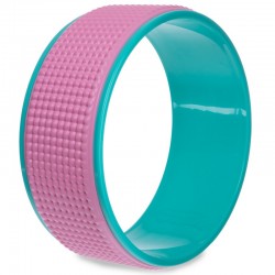 Колесо-кільце для йоги FitGo Fit Wheel Yoga 330х140 мм, рожевий-м"ятний, код: FI-2429_PM