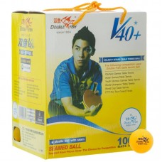 М"ячі для настільного тенісу Double Fish 100 шт, жовтий, код: 510280_Y М"ячі для настільного тенісу Double Fish 100 шт, жовтий, код: 510280_Y