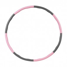 Обруч розбірний FitGo рожевий-сірий, код: JS-6025-WS