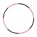 Обруч розбірний FitGo рожевий-сірий, код: JS-6025-WS