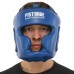 Шолом боксерський з повним захистом шкіряний Fistrage L, синій, код: VL-4157_LBL