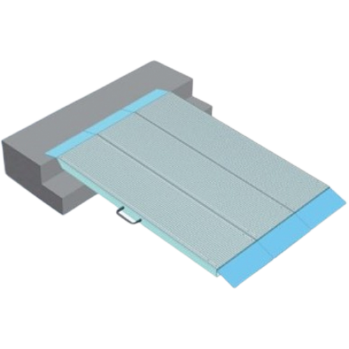 Пандус широкий Норма-Трейд для людей з інвалідністю 1200х770х45 мм, код: ПШ-100