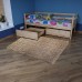 Підліткове ліжко SportBaby лакове з ящиком 190х80 см, код: babyson 1