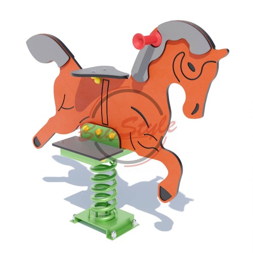 Качалка на пружині Miros "Поні", код: DIO110.1HDPE