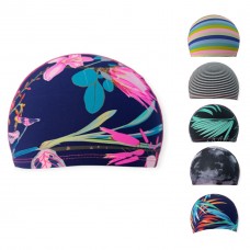 Шапочка для плавання тканинна SNS Принтована PU-H002, темно-синій, код: 11382-SNS Шапочка для плавання тканинна SNS Принтована PU-H002, темно-синій, код: 11382-SNS