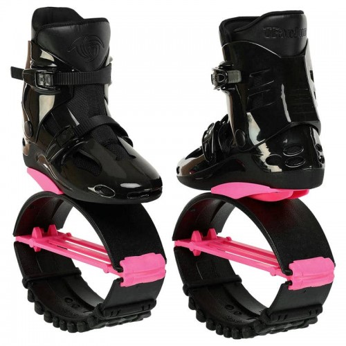 Фітнес джампери Kangoo Jumps L (38-40), чорний-рожевий, код: SK-4571_LBKP