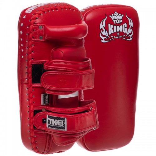 Пади для тайського боксу Тай-педи Top King Super L червоний, 2шт, код: TKKPS-SV-L_R-S52
