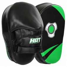 Лапа вигнута для боксу та єдиноборств Hard Touch 190x50x250 мм, 2шт, чорний-зелений, код: BO-4251_BKG