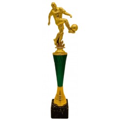 Статуетка PlayGame Футболіст із м"ячем 260мм, золото, код: 2963060100753