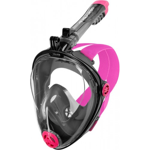 Повнолицьова маска Aqua Speed Spectra 2.0 9912 S/M, чорний-рожевий, код: 5908217699121