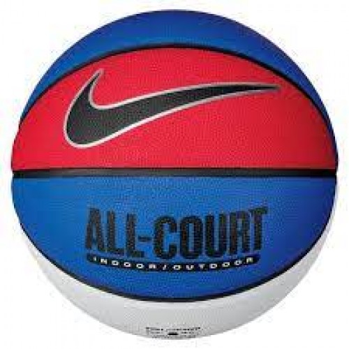 М"яч баскетбольний Nike Everyday All Court 8P Deflated Game Royal №7 червоний-синій-білий, код: 887791402363