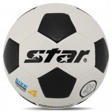 М"яч футбольний Star Prospect №4 PU, білий-чорний, код: SB8654-S52