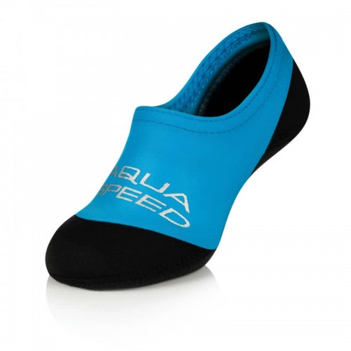 Шкарпетки для басейну дитячі Aqua SpeedNeo Socks, розмір 22-23, чорний-блакитний, код: 5908217661005