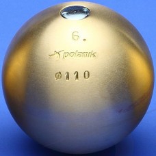 Ядро змагальний Polanik Brass 6 кг, код: PK-6/110-M