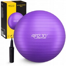 М"яч для фітнесу (фітбол) 4Fizjo 85 см Anti-Burst Violet, код: P-5905973404846