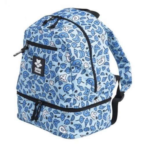 Рюкзак дитячий Arena Team Backpack Friends 360x280x200мм, блакитний-білий, код: 3468336617038