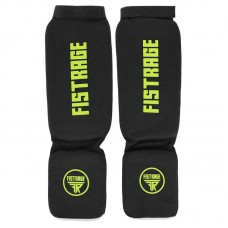 Захист гомілки та стопи з фіксатором Fistrage XL, чорний-салатовий, код: VL-8435_XLBKLG Захист гомілки та стопи з фіксатором Fistrage XL, чорний-салатовий, код: VL-8435_XLBKLG