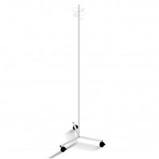 Штатив медичний на колесах для тривалих вливань Атон ШДВ-3Б-К, код: 1848235564-A Штатив медичний на колесах для тривалих вливань Атон ШДВ-3Б-К, код: 1848235564-A