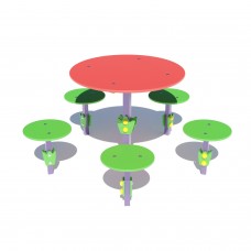 Столик Miros “Поляна” 1250х1250х600 мм, код: DIO211 Столик Miros “Поляна” 1250х1250х600 мм, код: DIO211