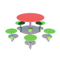 Столик Miros “Поляна” 1250х1250х600 мм, код: DIO211 Столик Miros “Поляна” 1250х1250х600 мм, код: DIO211