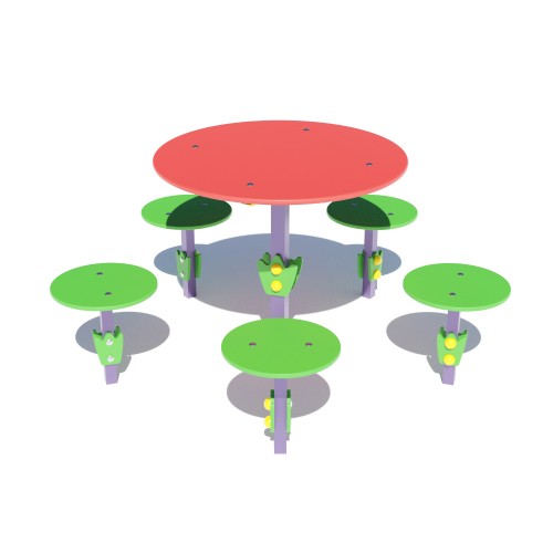 Столик Miros “Поляна” 1250х1250х600 мм, код: DIO211 Столик Miros “Поляна” 1250х1250х600 мм, код: DIO211
