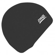 Шапочка для плавання Zoggs Latex Cap чорна, код: 749266007209
