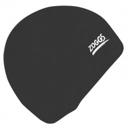 Шапочка для плавання Zoggs Latex Cap чорна, код: 749266007209