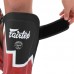 Захист гомілки та стопи для єдиноборств Fairtex, розмір M, чорний-червоний, код: BO-9486_MBKR