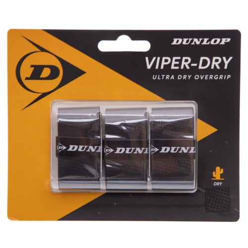 Обмотка на ручку ракетки Dunlop 3шт чорний DL613257-S52