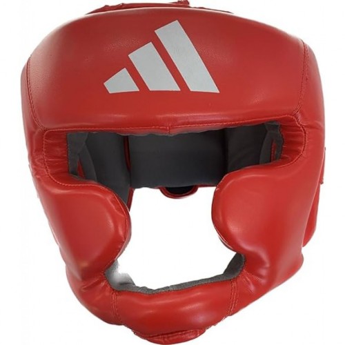 Шолом боксерський Adidas Speed Super Pro Headguard M, червоний-срібний, код: 15560-1129