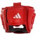 Шолом боксерський Adidas Speed Super Pro Headguard M, червоний-срібний, код: 15560-1129