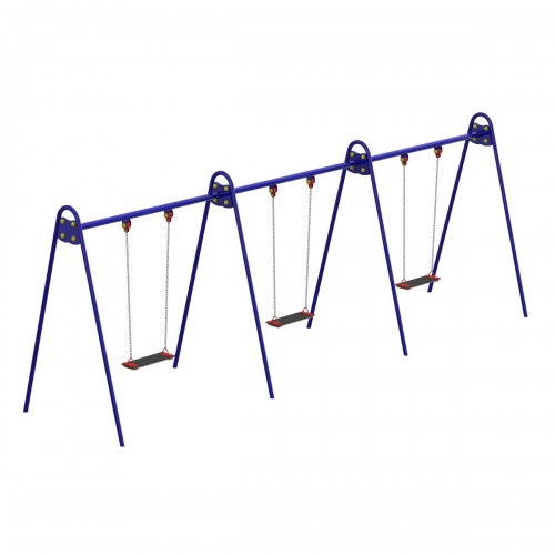 Гойдалка потрійна металева Miros 5810х1400х2110 мм, код: DIOS311 Гойдалка потрійна металева Miros 5810х1400х2110 мм, код: DIOS311