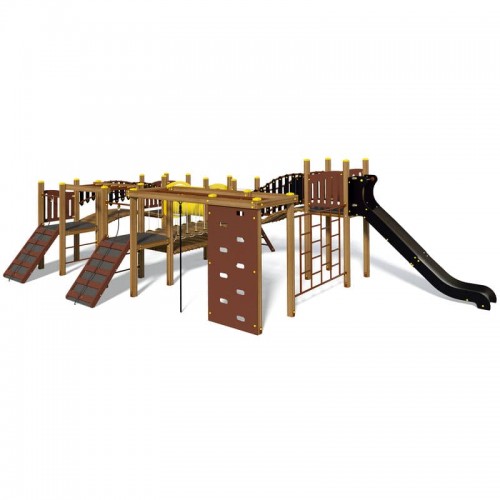 Ігровий комплекс InterAtletika Лабіринт Пірат 8814х5505х2585 мм, код: S715M-SM