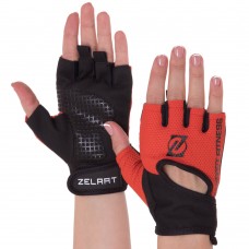 Рукавички для фітнеca Zelart XL чорний-помаранчевий, код: MA-3886_XLOR