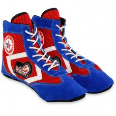 Борцівки для самбо Velo розмір 43 (26,5см), синій-червоний, код: OB-5800_43BLR Борцівки для самбо Velo розмір 43 (26,5см), синій-червоний, код: OB-5800_43BLR