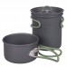 Набір посуду Bo-Camp Explorer 2 Pieces Hard Anodized Anthracite / Green, код: DAS301406-DA