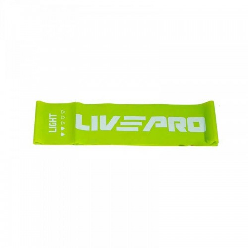 Еспандер стрічка LivePro Fitness Band Light 2000х150х0,4 мм (4,5кг), зелений, код: 6951376153668