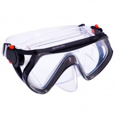 Маска для плавання Zelart чорний-сірий, код: M166-SIL_BKGR