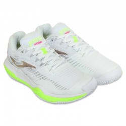 Кросівки тенісні жіночі Joma T.Point, розмір 38-EUR/37-UKR, білий-салатовий, код: TPOILS2302T_37W