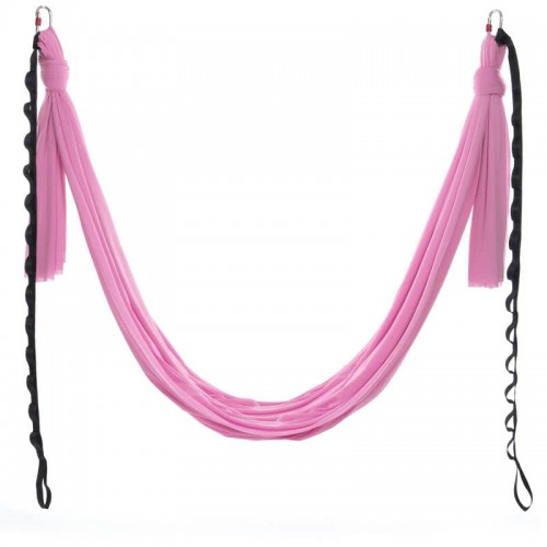 Гамак для йоги FitGo 500х280 см рожевий, код: DH6026_P Гамак для йоги FitGo 500х280 см рожевий, код: DH6026_P