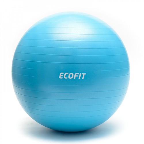 М"яч для фітнесу Ecofit 65см, синій, код: К00015205 М"яч для фітнесу Ecofit 65см, синій, код: К00015205