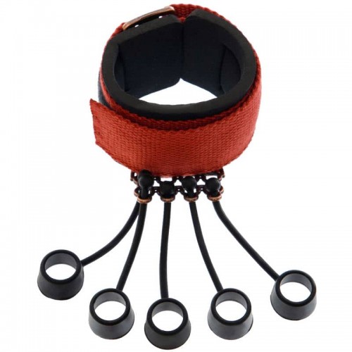 Еспандер-тренажер для пальців Hardness 60LB, коричневий, код: FI-9671-60LB-S52 Еспандер-тренажер для пальців Hardness 60LB, коричневий, код: FI-9671-60LB-S52