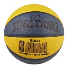 М"яч баскетбольний Spalding №7 PU жовто-синій, код: 7SP-7PUYB-WS