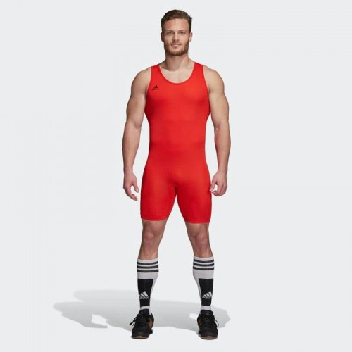 Костюм для важкої атлетики Adidas PowerLiftSuit XS, червоний, код: 15572-567