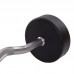 Штанга фіксована вигнута обрезиненная Zelart Rubber Coated Barbell 30 кг, код: TA-2687-30-S52