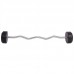 Штанга фіксована вигнута обрезиненная Zelart Rubber Coated Barbell 30 кг, код: TA-2687-30-S52