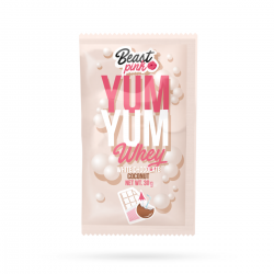 Зразок BeastPink Yum Yum Whey 30 г, зі смаком білий шоколад-кокос, код: 8586022216848